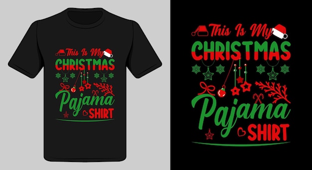 Diseño de camiseta de feliz navidad.