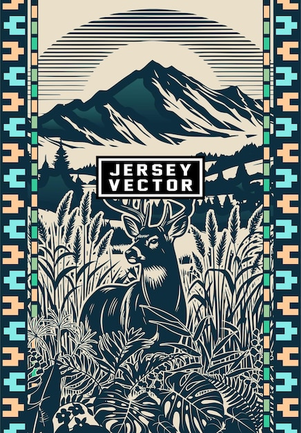 diseño de camiseta para fondo deportivo de sublimación
