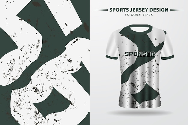 diseño de camiseta de fútbol y camiseta abstracta para impresión por sublimación