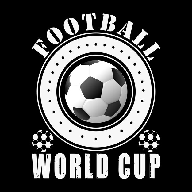 Diseño de camiseta de fútbol de la Copa Mundial