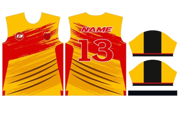 diseño de camiseta de fútbol para el diseño de camiseta deportiva de sublimación o diseño de camiseta de béisbol de cricket de fútbol