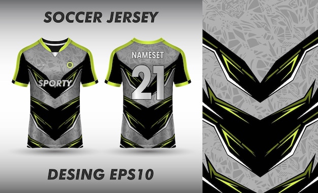 Diseño de camiseta de fútbol para diseño de camiseta deportiva de sublimación.