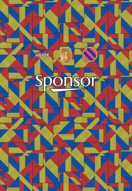 Diseño de camiseta de fútbol para el diseño de camiseta deportiva de sublimación
