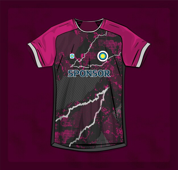 diseño de camiseta de fútbol para fútbol, cricket, béisbol o diseño de camiseta de sublimación