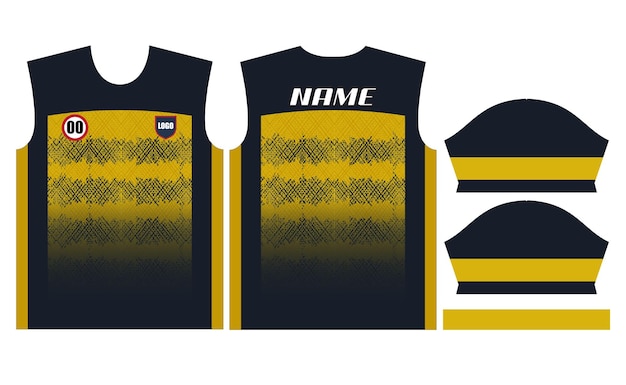 diseño de camiseta de fútbol o diseño de camiseta de todos los deportes