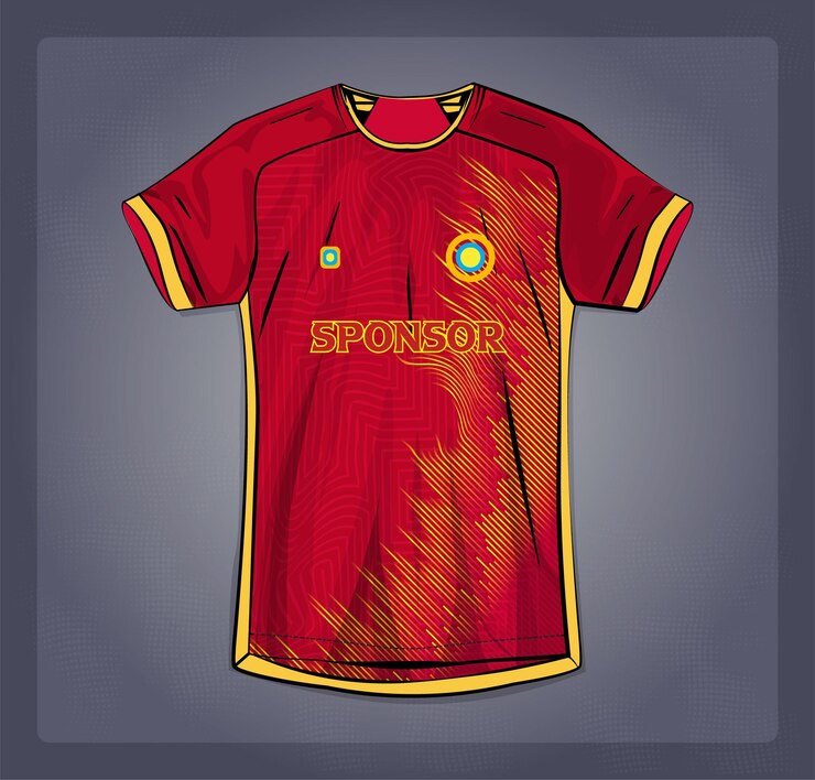 diseño de camiseta de fútbol para sublimación o diseño de camisa deportiva