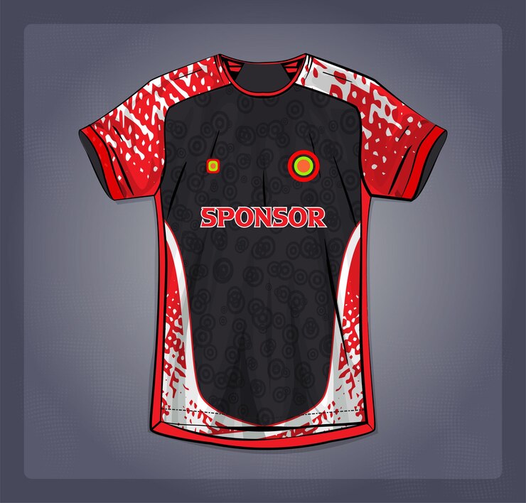 diseño de camiseta de fútbol para sublimación o diseño de camisa deportiva