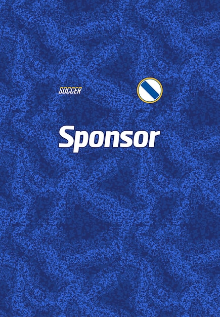 Diseño de camiseta de fútbol para sublimación.