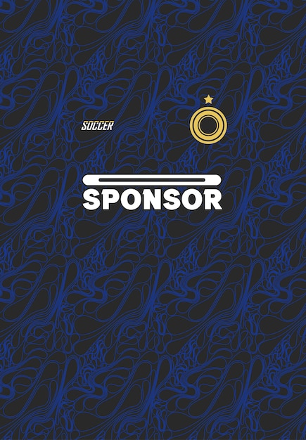 Diseño de camiseta de fútbol para sublimación.