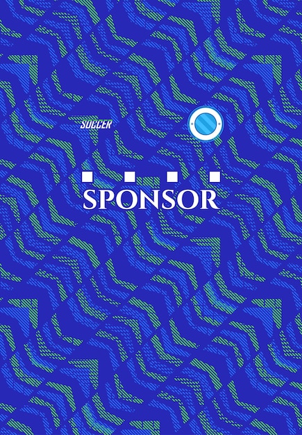Diseño de camiseta de fútbol para sublimación.