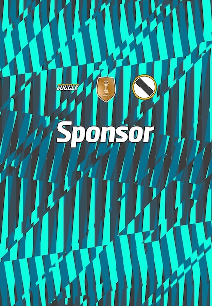 Diseño de camiseta de fútbol para sublimación.