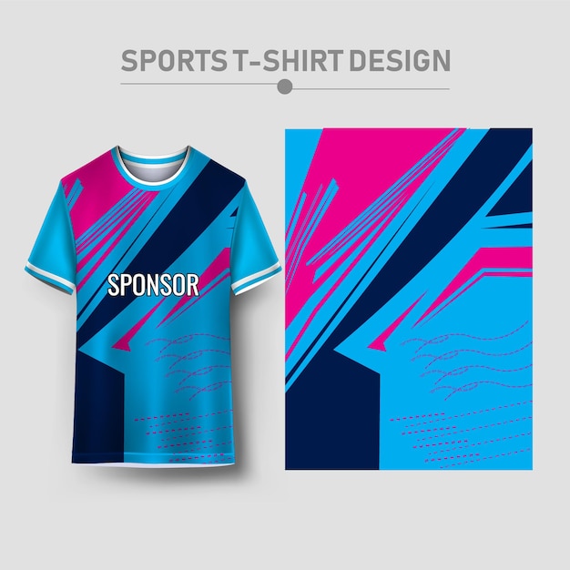 Diseño de camiseta de fútbol para sublimación.