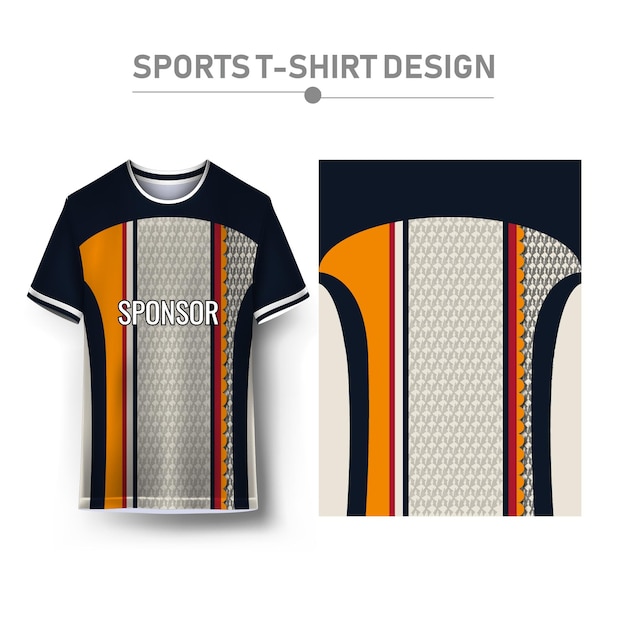 Diseño de camiseta de fútbol para sublimación.