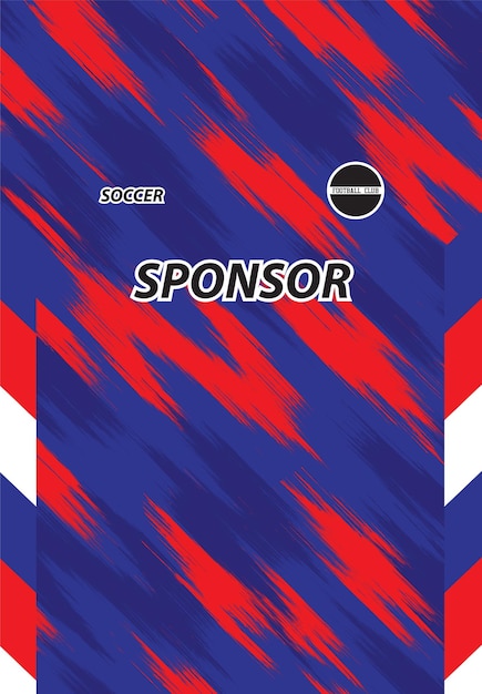 Diseño de camiseta de fútbol de vector libre