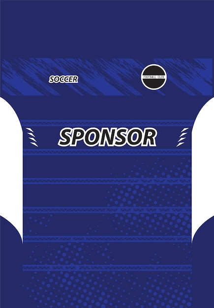 Diseño de camiseta de fútbol de vector libre