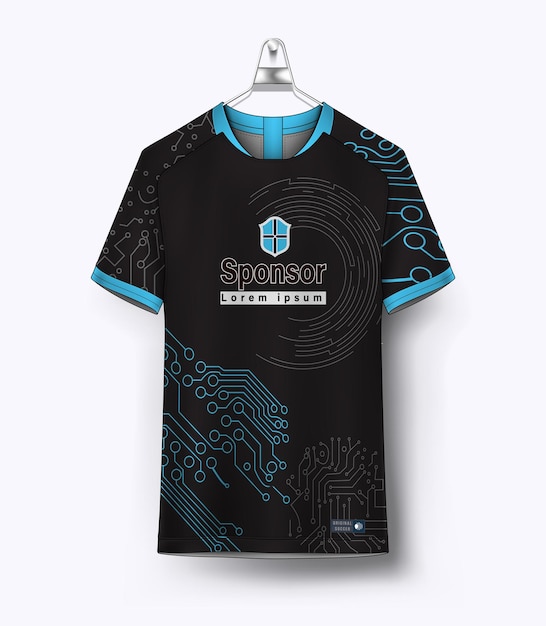diseño de camiseta de fútbol vectorial para diseño de camiseta deportiva por sublimación