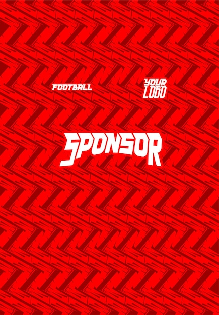 Diseño de camiseta de fútbol vectorial para sublimación