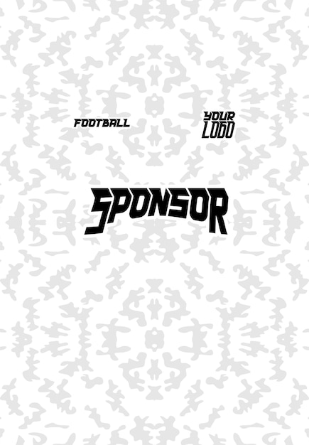 Diseño de camiseta de fútbol vectorial para sublimación