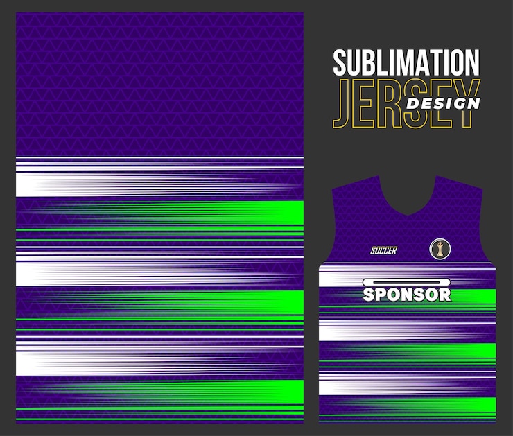 Diseño de camiseta de fútbol vectorial para sublimación