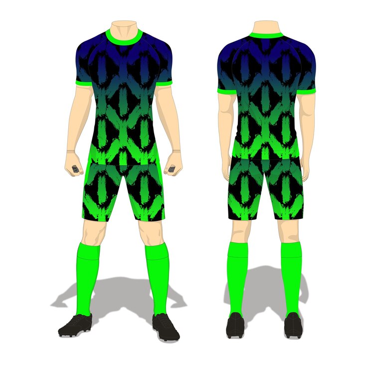Vector diseño de la camiseta de fútbol