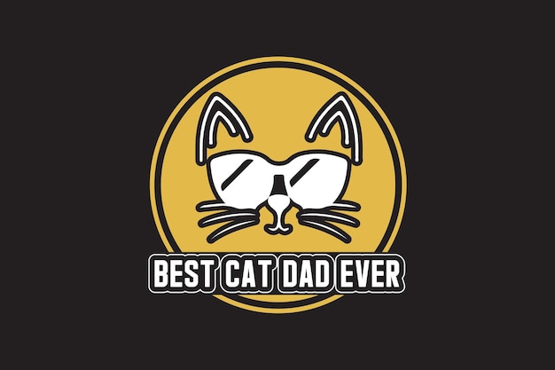 diseño de camiseta de gato diseño svg