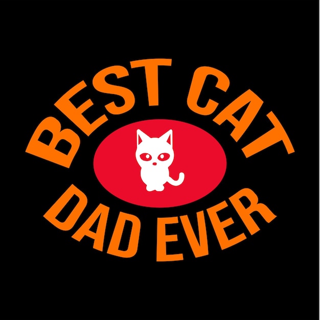 Diseño de camiseta de gato