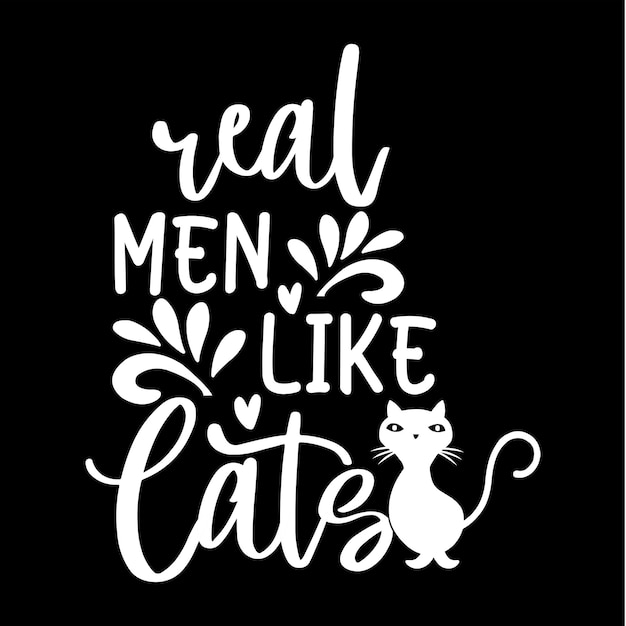 Diseño de camiseta de gato