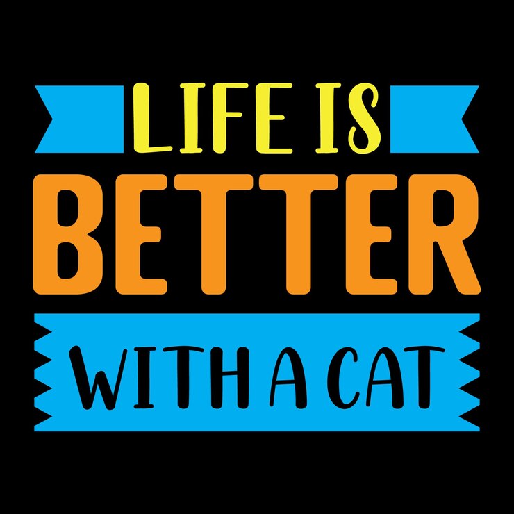 Diseño de camiseta de gato.