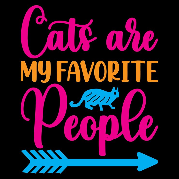 Diseño de camiseta de gato.