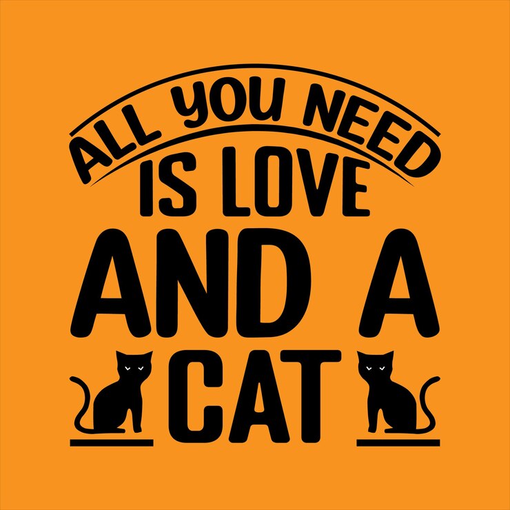 Diseño de camiseta de gatos