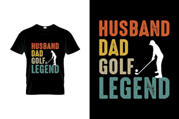 Diseño de camiseta de golf o diseño de póster de golf o ilustración de golf