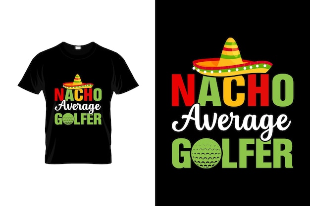 Vector diseño de camiseta de golf o diseño de póster de golf o ilustración de golf
