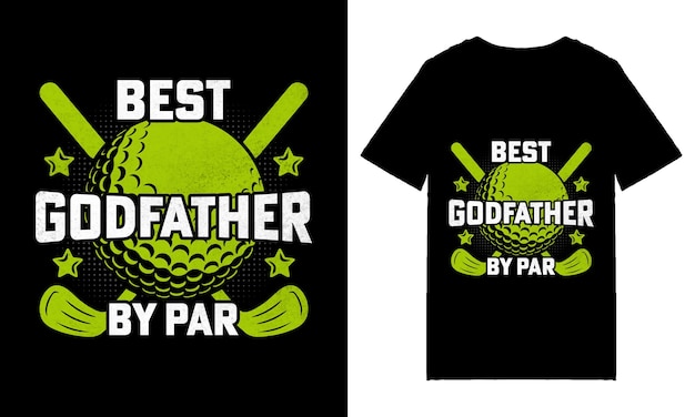 diseño de camiseta de golf