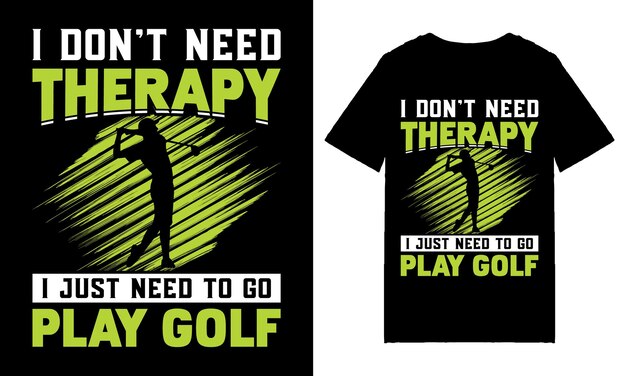 Diseño de camiseta de golf