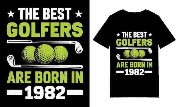 diseño de camiseta de golf