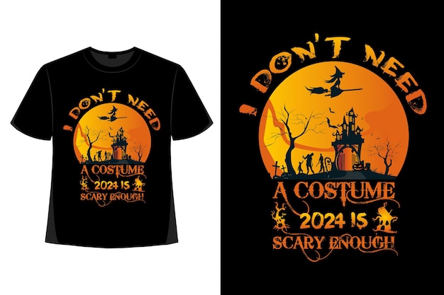 Diseño de camiseta de Halloween día de Halloween espeluznante esqueleto divertido calabaza vector temporada espeluznante