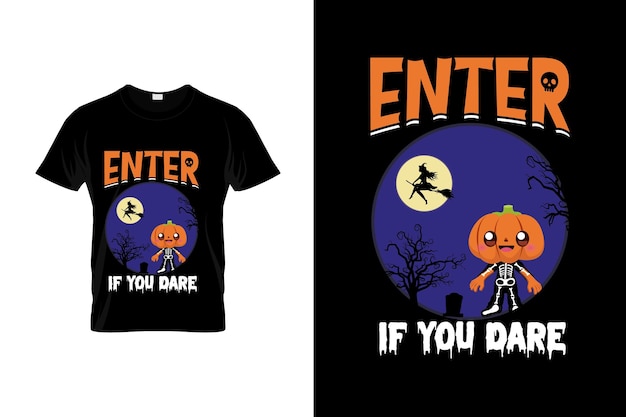 Diseño de camiseta de Halloween o diseño de póster de Halloween o diseño de camiseta de Halloween