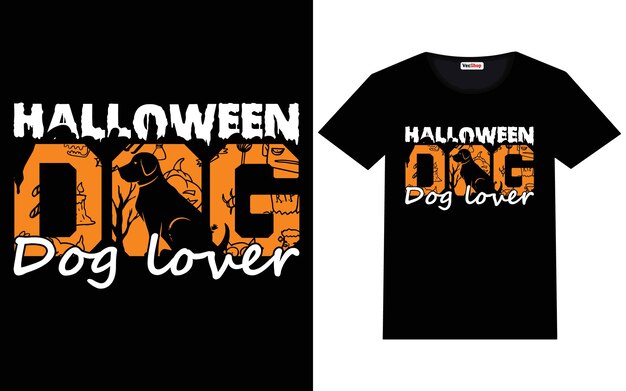 Diseño de camiseta de Halloween tipografía vintage gráfica y diseño de letras