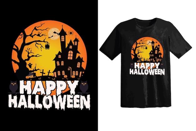 Diseño de camiseta de Halloween