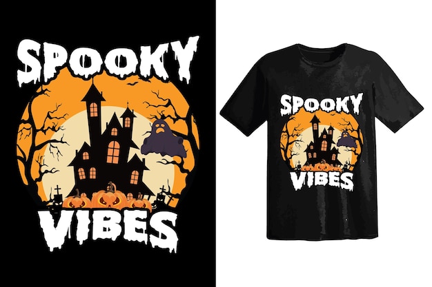 Diseño de camiseta de Halloween