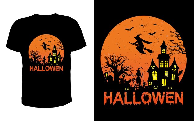 Diseño de camiseta de Halloween