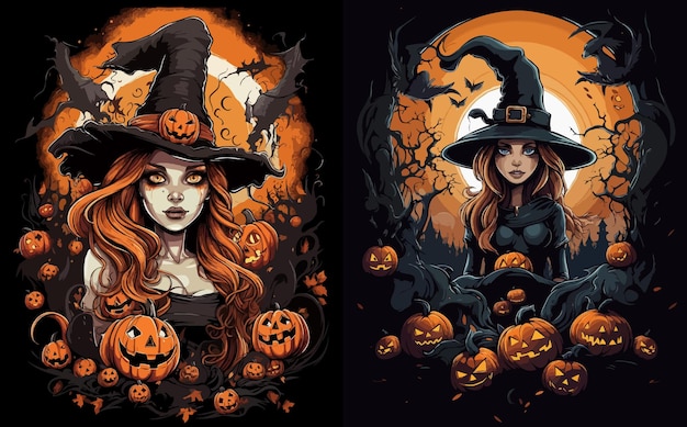 diseño de camiseta para Halloween