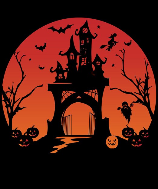 diseño de camiseta de halloween