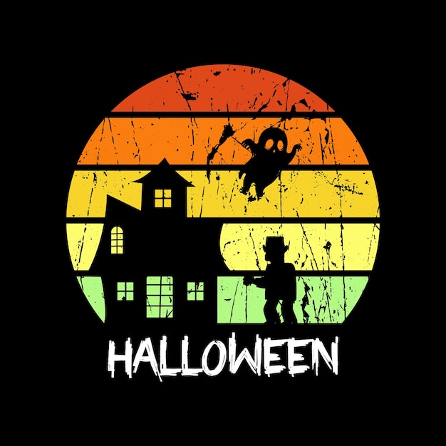 Diseño de camiseta de Halloween