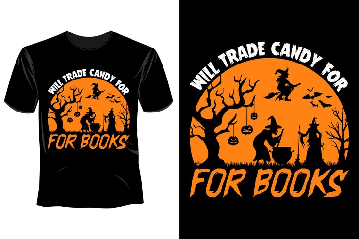 Diseño de camiseta de Halloween