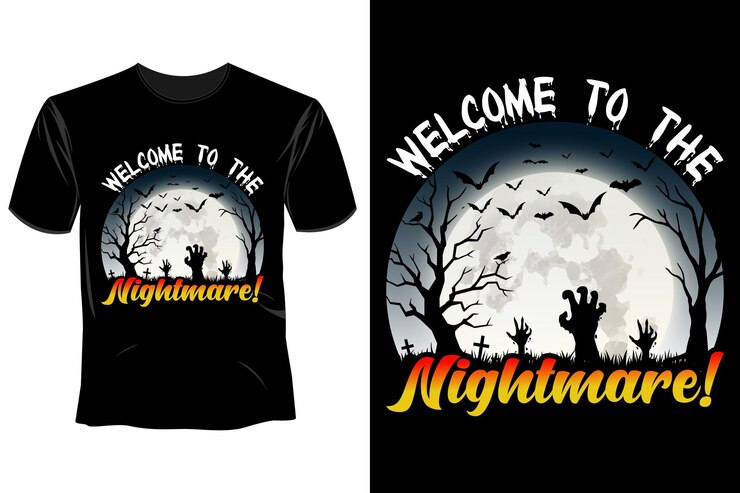 Diseño de camiseta de Halloween