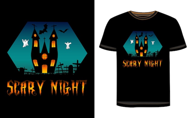 diseño de camiseta de halloween