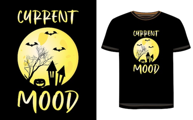 diseño de camiseta de halloween