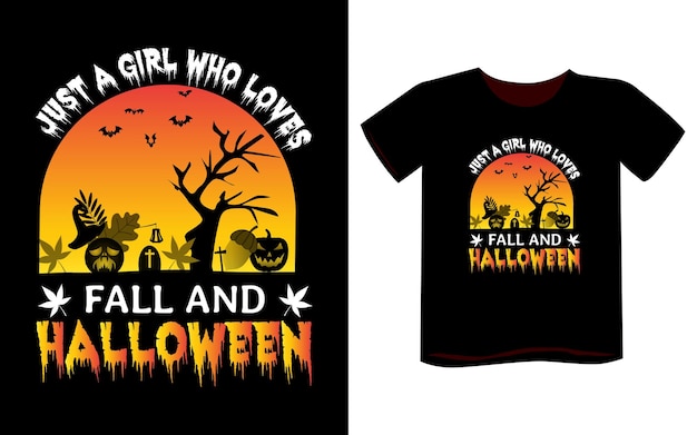 Diseño de camiseta de halloween.
