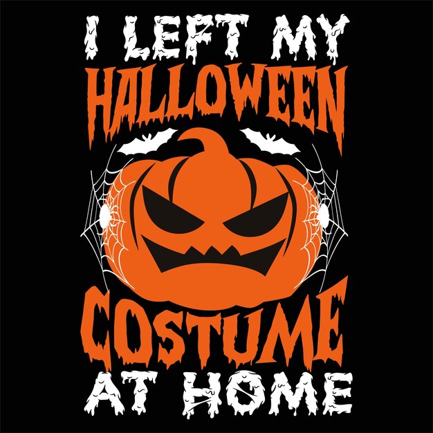 Diseño de camiseta de halloween.